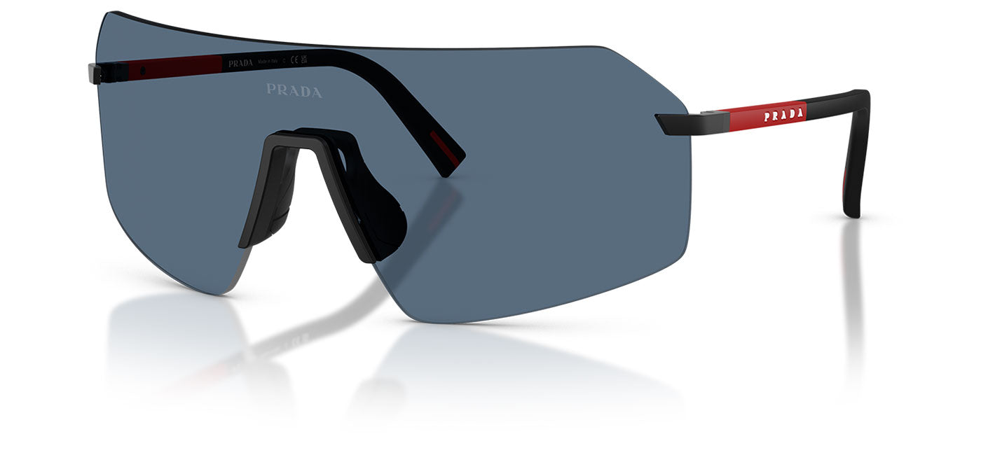 Prada Linea Rossa PS B50S Sunglasses - Black / Dark Blue