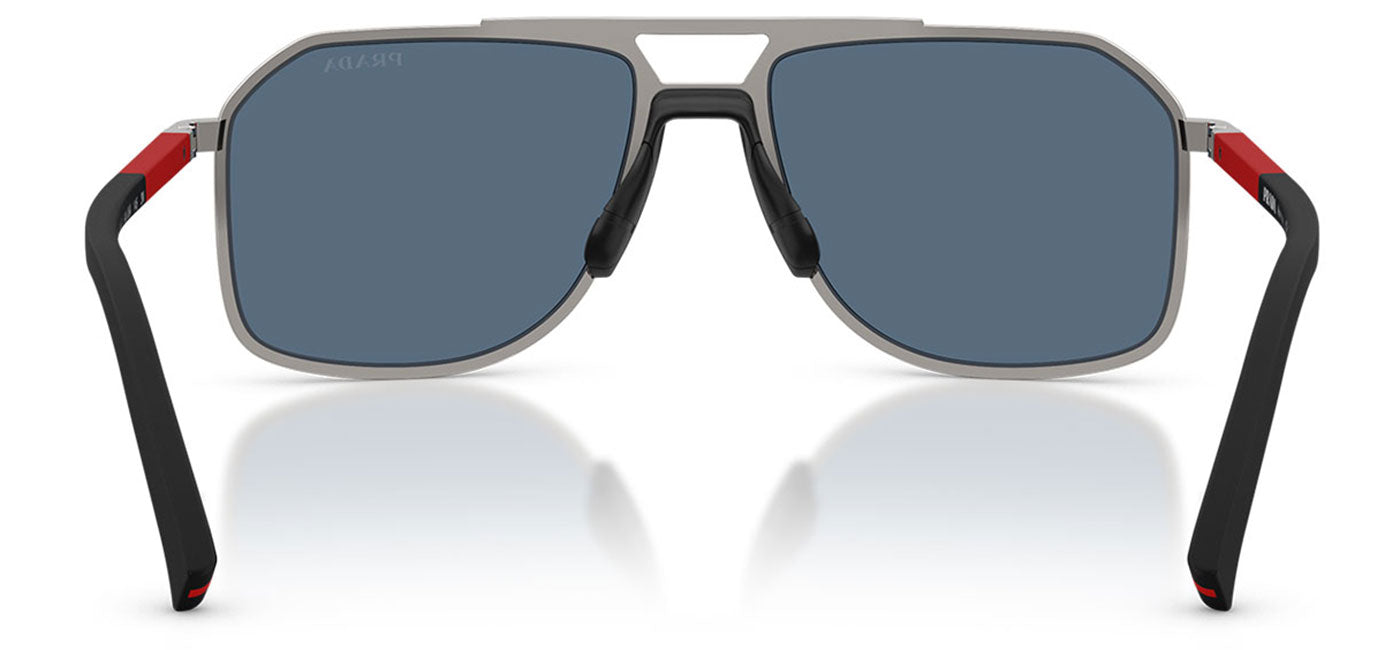 Prada Linea Rossa PS B51S Sunglasses - Gunmetal / Dark Blue