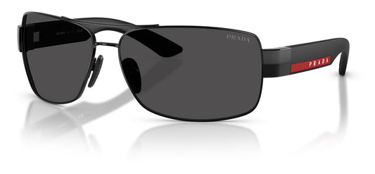 Prada Linea Rossa PS B52S Sunglasses - Black / Dark Grey