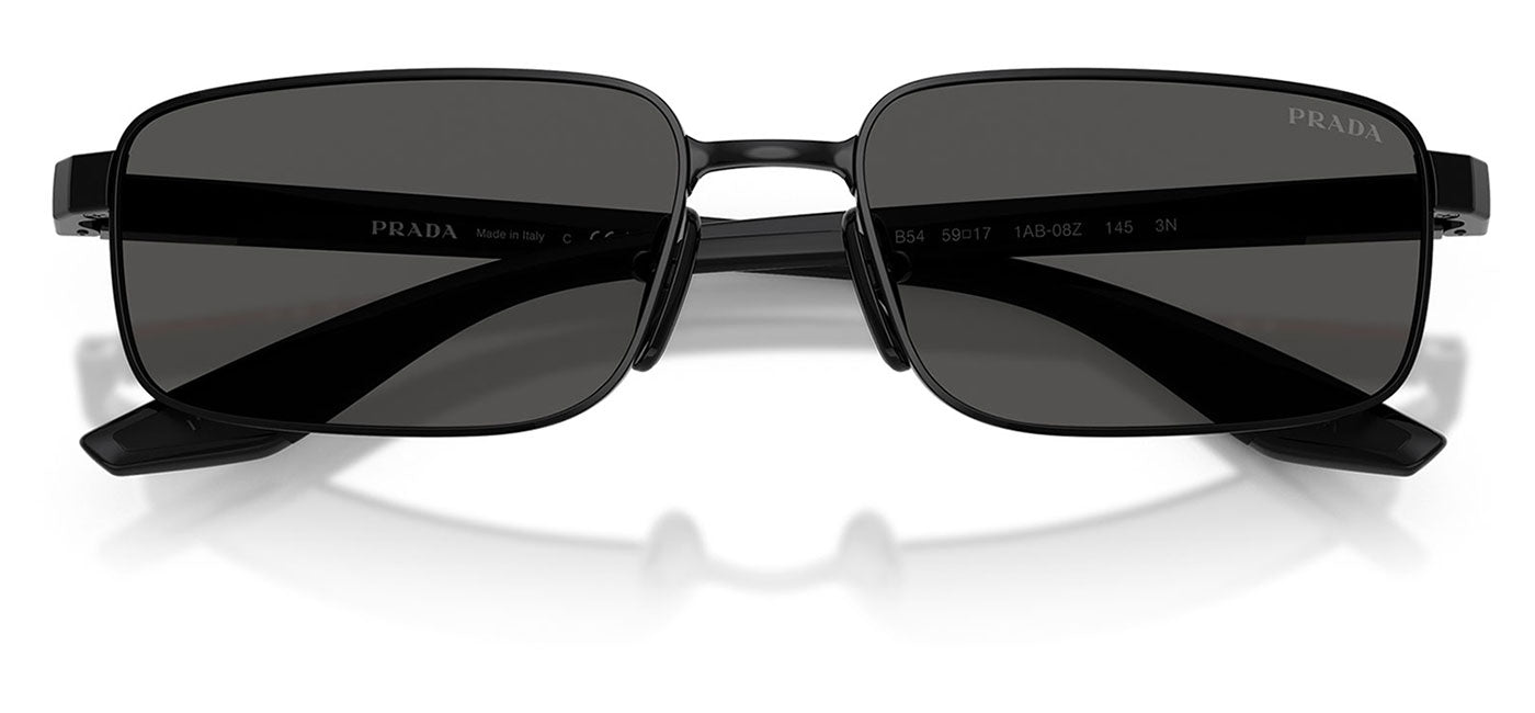 Prada Linea Rossa PS B54S Sunglasses - Black / Dark Grey