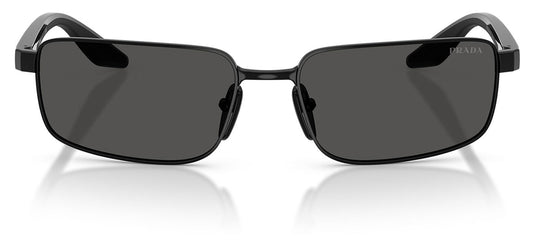 Prada Linea Rossa PS B54S Sunglasses - Black / Dark Grey