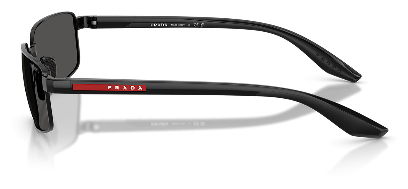 Prada Linea Rossa PS B54S Sunglasses - Black / Dark Grey