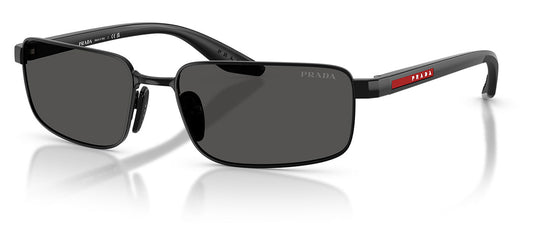 Prada Linea Rossa PS B54S Sunglasses - Black / Dark Grey