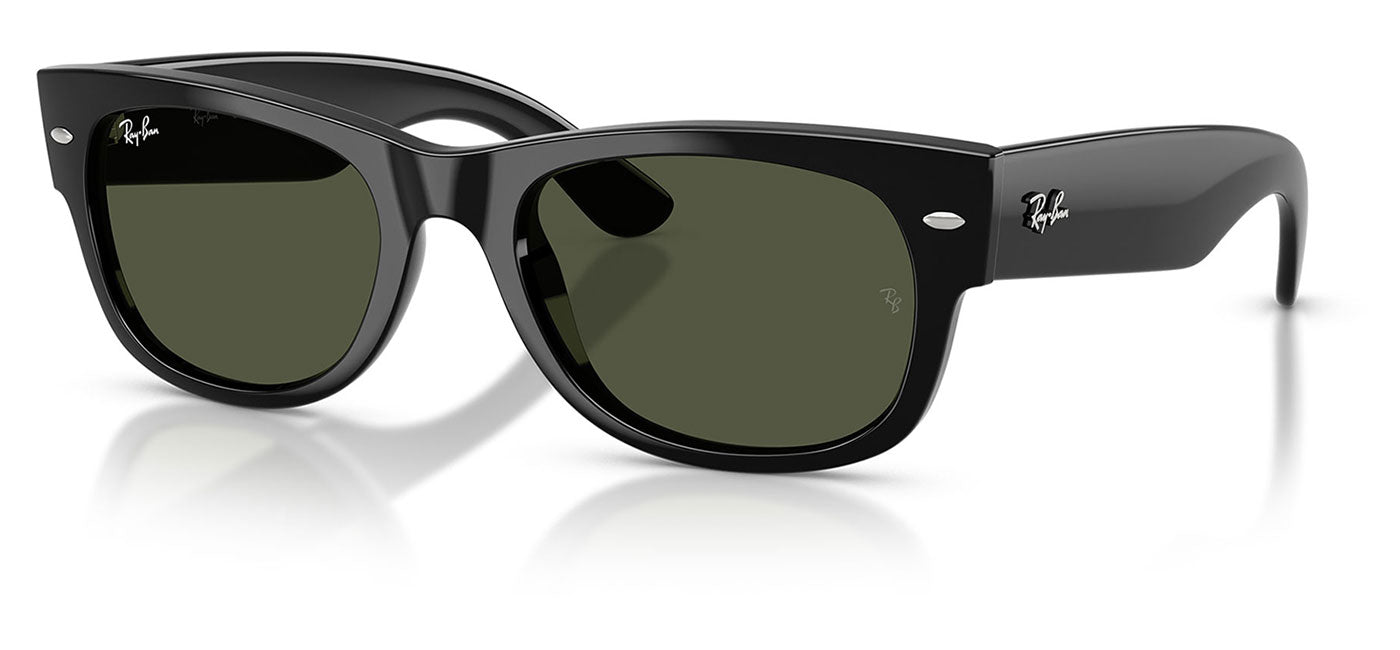 Ray-Ban RB0832S Mega Wayfarer II Sunglasses - Black / Green