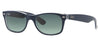 Ray-Ban RB2132 New Wayfarer Sunglasses - Blue & Transparent / Grey Gradient