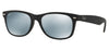 Ray-Ban RB2132 New Wayfarer Sunglasses - Matte Black / Silver Flash