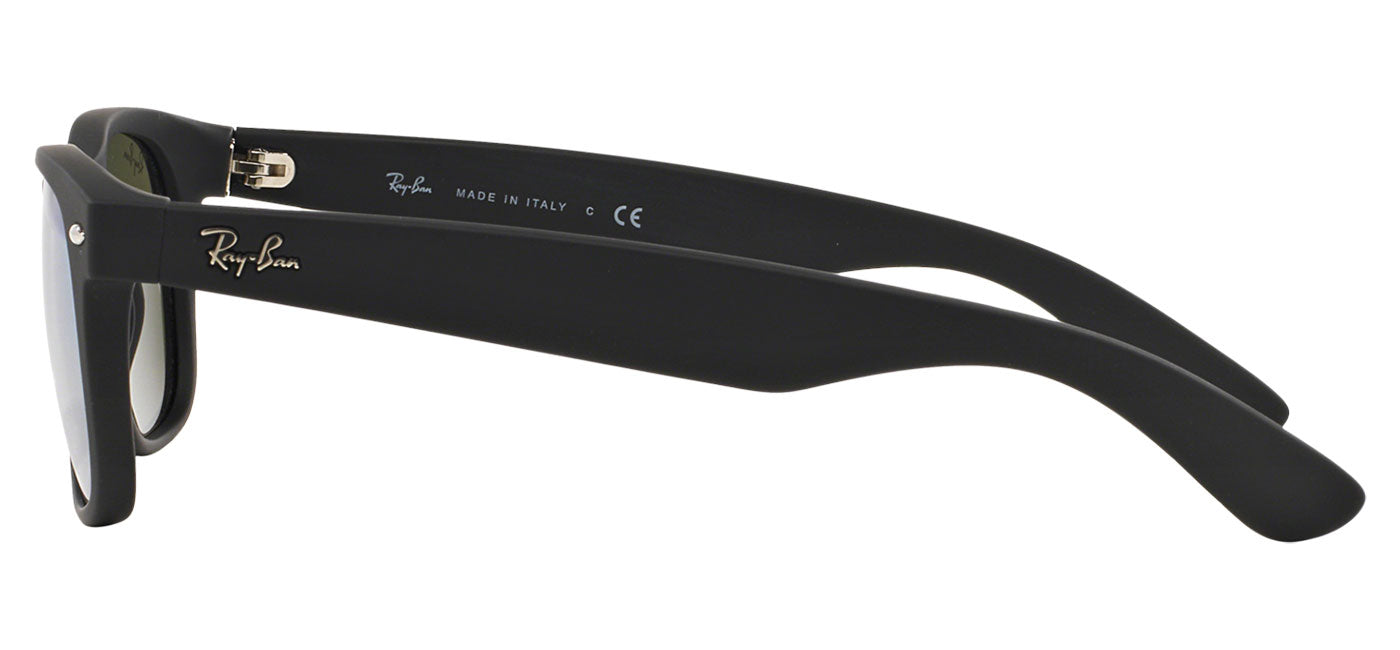 Ray-Ban RB2132 New Wayfarer Sunglasses - Matte Black / Silver Flash