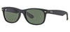 Ray-Ban RB2132 New Wayfarer Sunglasses - Matte Black / Green