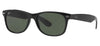 Ray-Ban RB2132 New Wayfarer Sunglasses - Black / Green