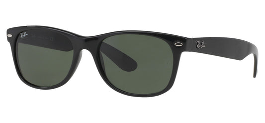 Ray-Ban RB2132 New Wayfarer Sunglasses - Black / Green