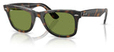 Ray-Ban RB2140 Original Wayfarer Sunglasses - Dark Havana On Multicolour / Green