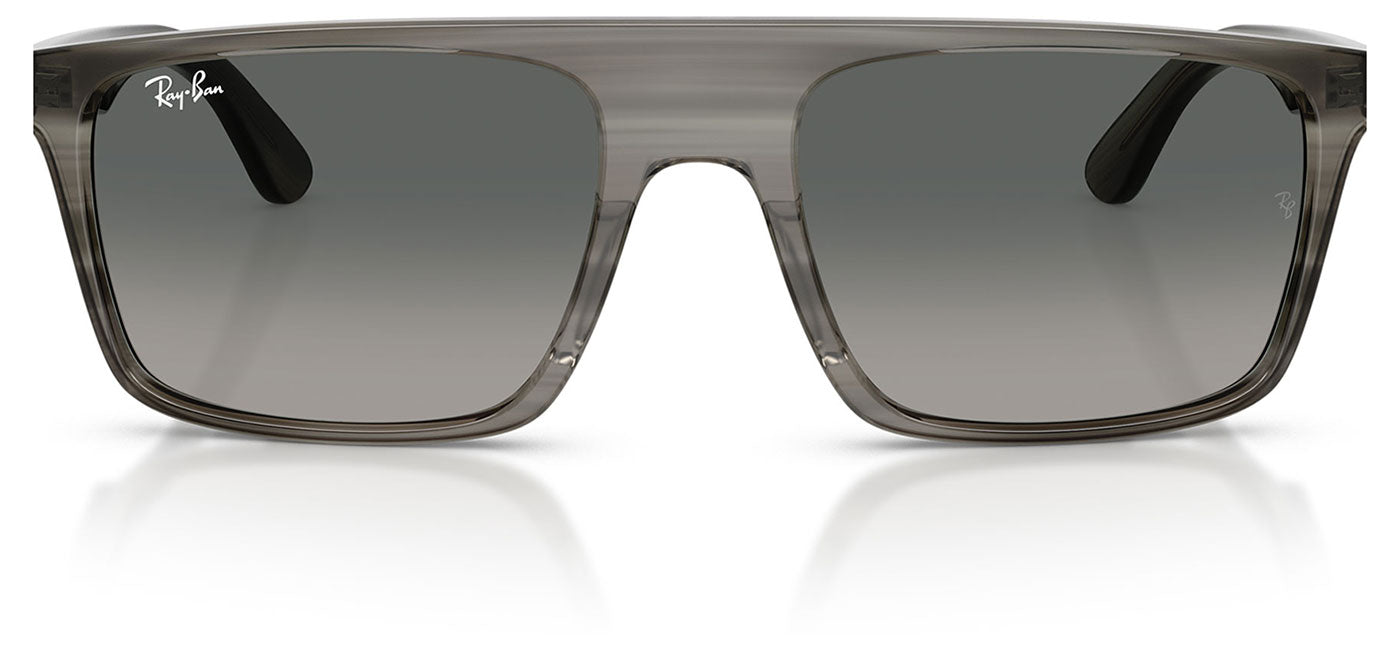 Ray-Ban RB2222 Sunglasses - Striped Grey / Gradient Grey