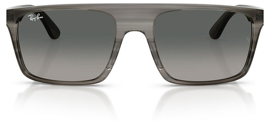 Ray-Ban RB2222 Sunglasses - Striped Grey / Gradient Grey