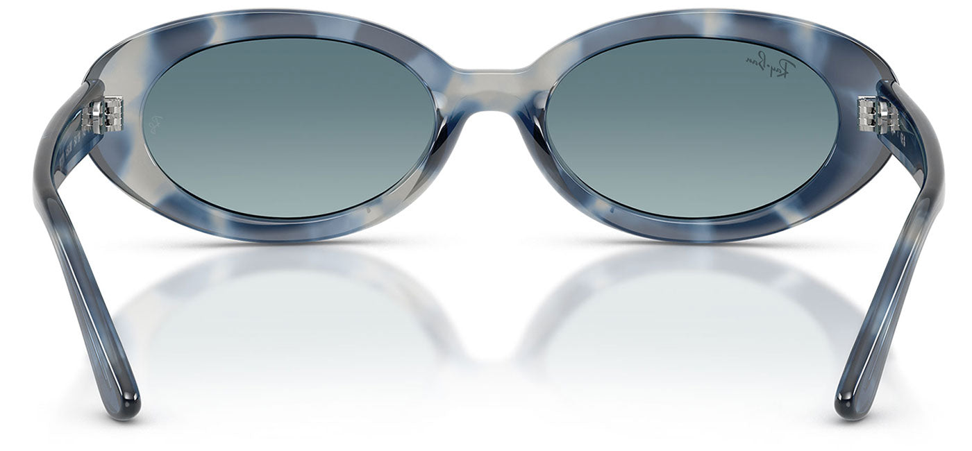 Ray-Ban RB2223 Sunglasses - Opal Blue Havana / Blue Gradient Grey