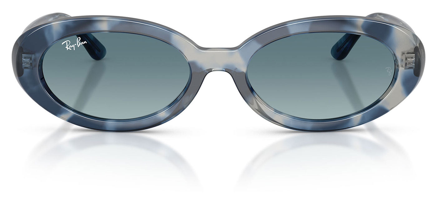 Ray-Ban RB2223 Sunglasses - Opal Blue Havana / Blue Gradient Grey