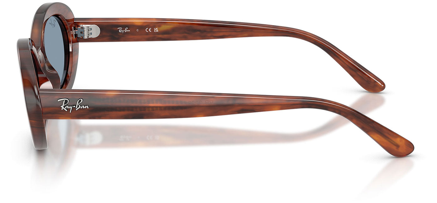 Ray-Ban RB2223 Sunglasses - Striped Havana / Blue