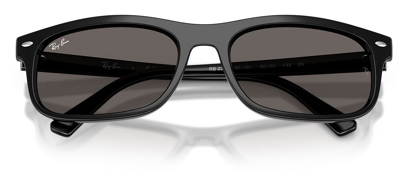 Ray-Ban RB2224 Sunglasses - Black / Dark Grey