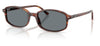 Ray-Ban RB2232 Sunglasses - Striped Havana / Blue