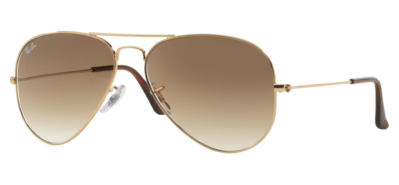 Ray-Ban RB3025 Aviator Sunglasses - Gold / Brown Gradient