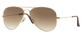 Ray-Ban RB3025 Aviator Sunglasses - Gold / Brown Gradient