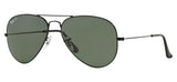 Ray-Ban RB3025 Aviator Sunglasses - Black / Green Polarised