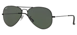 Ray-Ban RB3025 Aviator Sunglasses - Black / Green