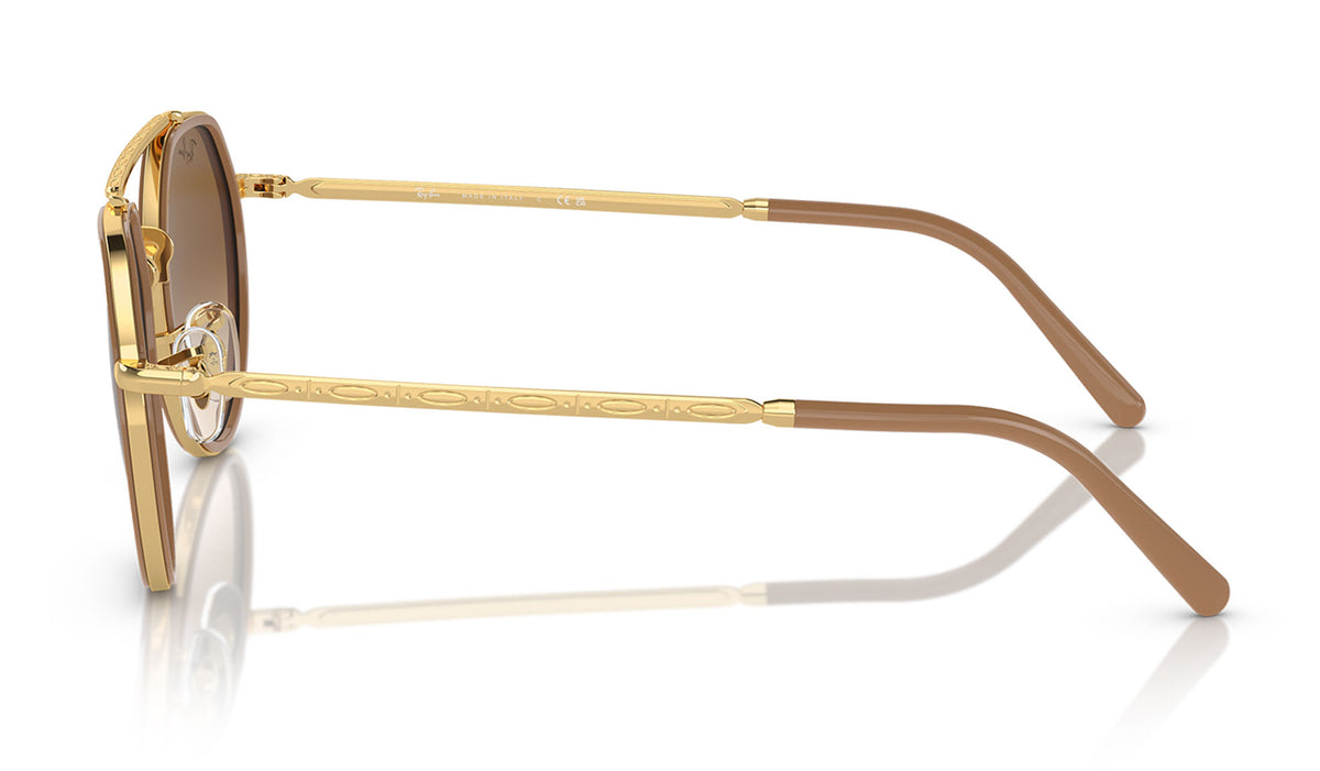 Ray-Ban RB3765 Sunglasses - Gold / Light Brown