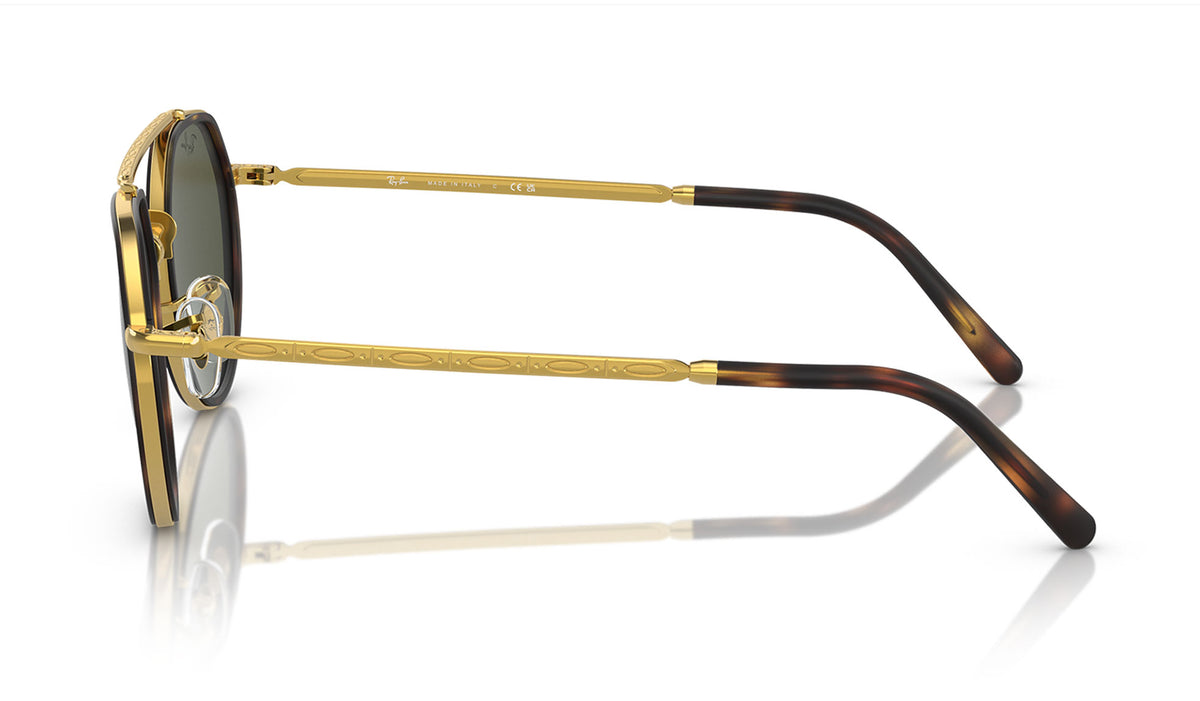 Ray-Ban RB3765 Sunglasses - Legend Gold / Green