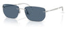 Ray-Ban RB3768 Sunglasses - Silver / Dark Blue