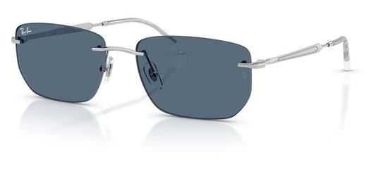 Ray-Ban RB3768 Sunglasses - Silver / Dark Blue