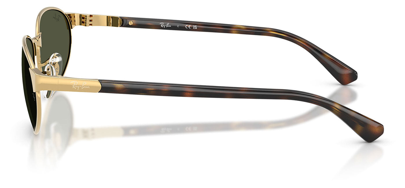 Ray-Ban RB3777 Sunglasses - Arista Gold / Green