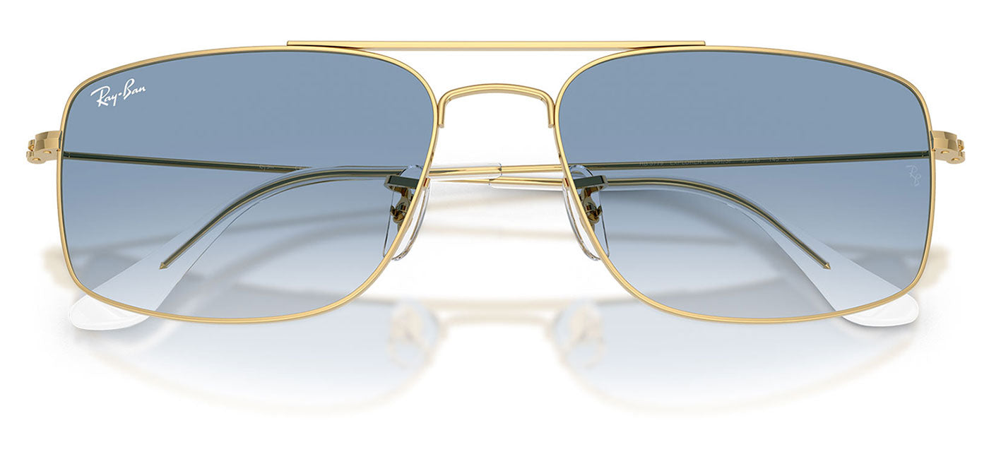 Ray-Ban RB3779 Explorer III Sunglasses - Arista Gold / Clear Gradient Blue