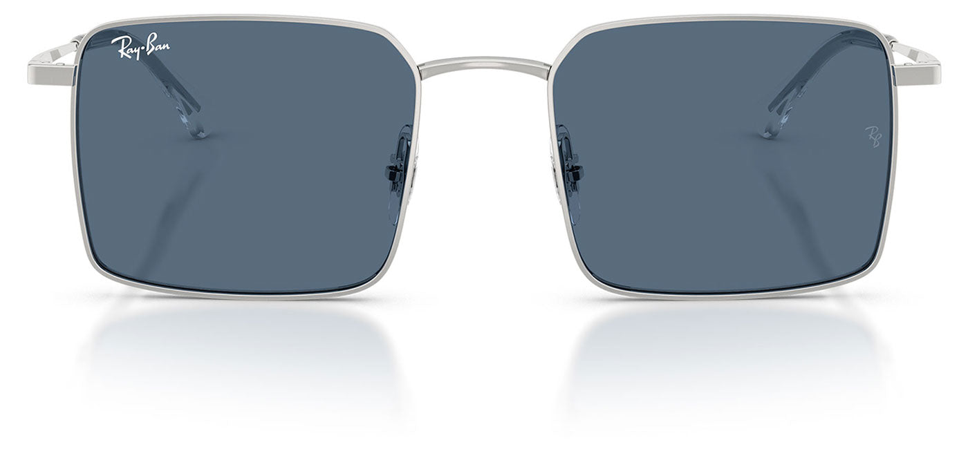 Ray-Ban RB3782 Idan Sunglasses - Silver / Dark Blue