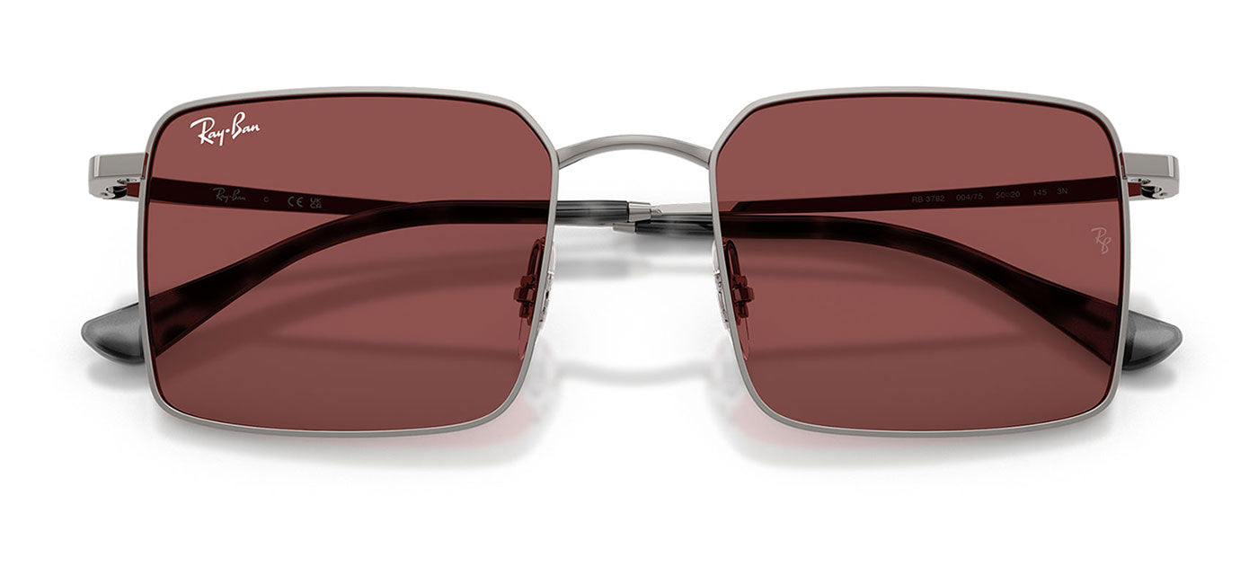 Ray-Ban RB3782 Idan Sunglasses - Gunmetal / Dark Violet