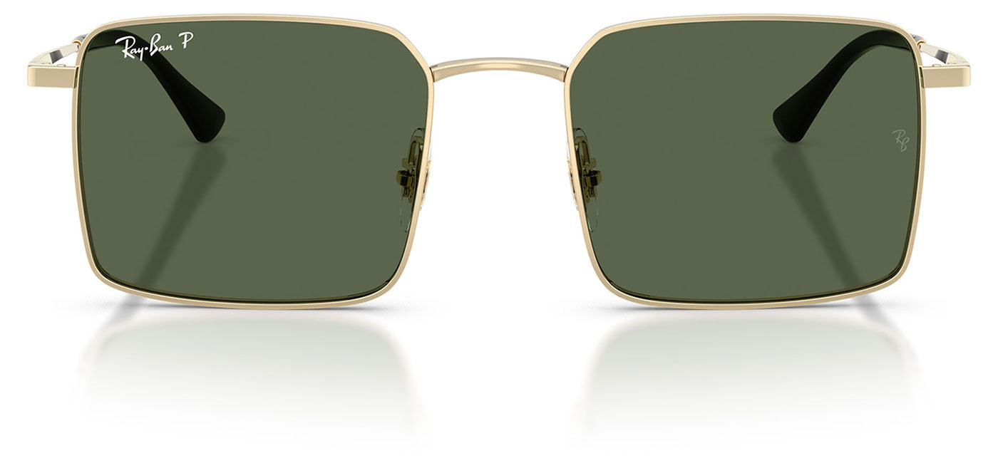 Ray-Ban RB3782 Idan Sunglasses - Pale Gold / Dark Green Polarised