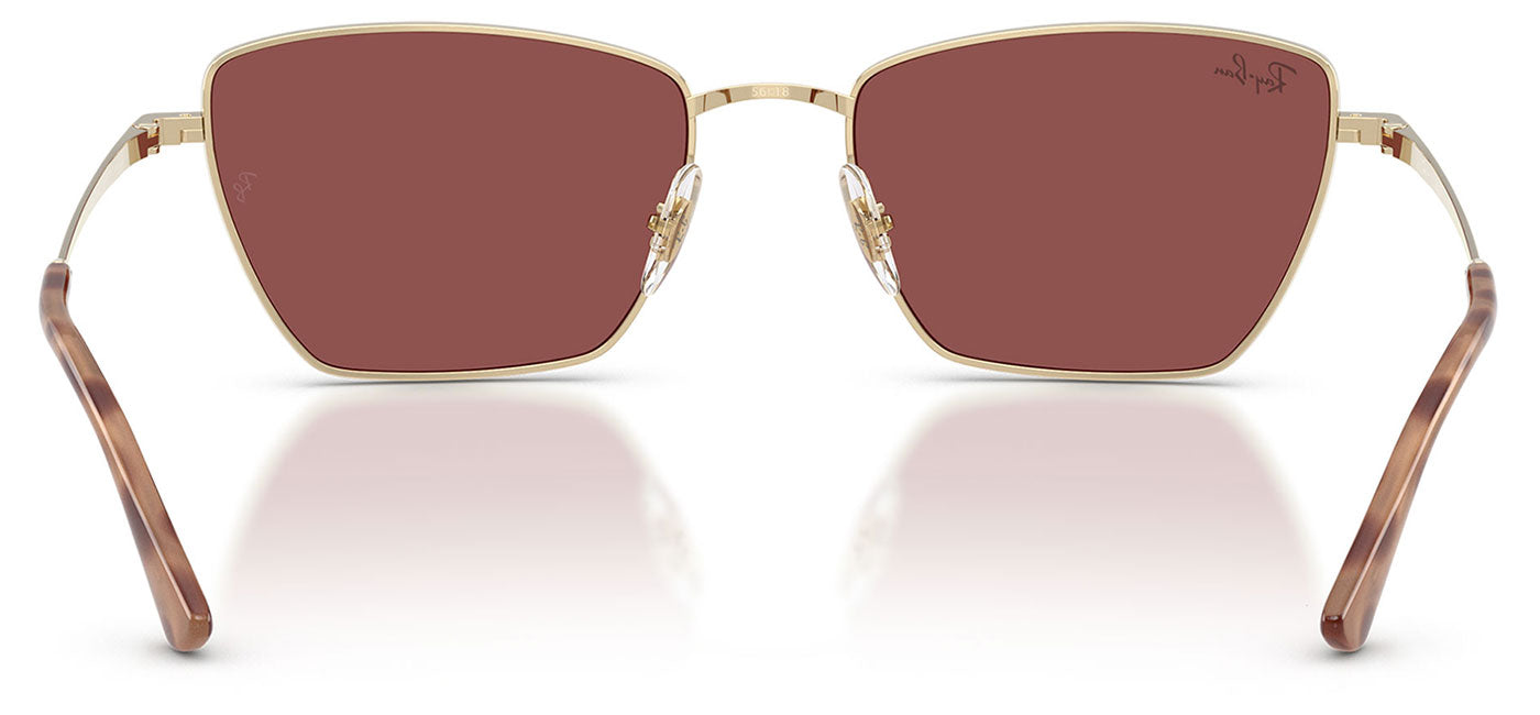 Ray-Ban RB3783 Drea Sunglasses - Pale Gold / Dark Violet