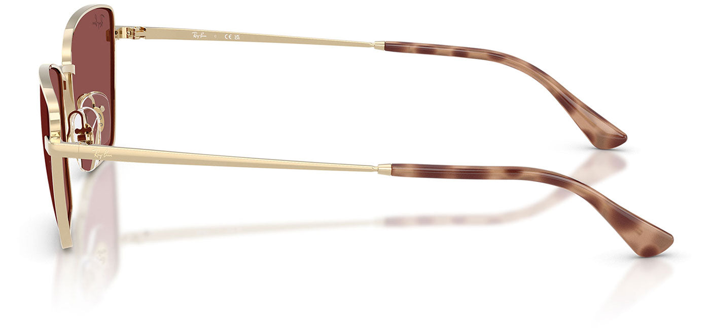 Ray-Ban RB3783 Drea Sunglasses - Pale Gold / Dark Violet