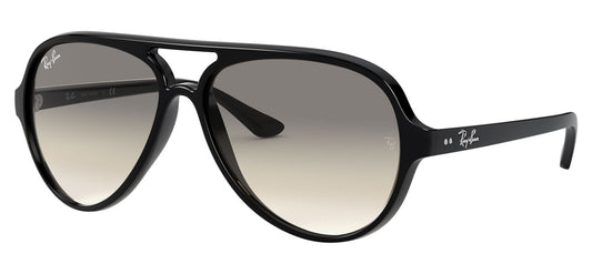 Ray-Ban RB4125 Cats 5000 Sunglasses - Black / Grey Gradient