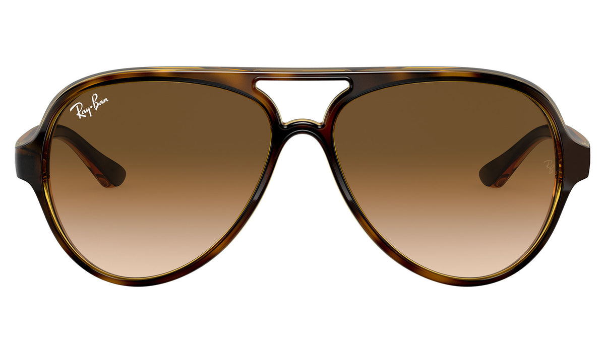 Ray-Ban RB4125 Cats 5000 Sunglasses - Tortoise / Brown B-15 Gradient