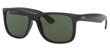 Ray-Ban RB4165 Justin Sunglasses - Black / Green