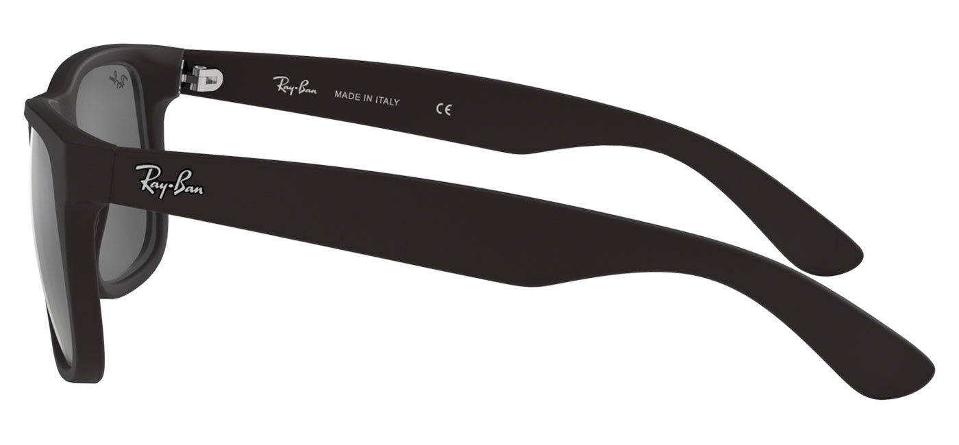 Ray-Ban RB4165 Justin Sunglasses - Matte Black / Grey Mirror