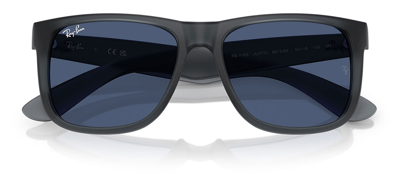 Ray-Ban RB4165 Justin Sunglasses - Opal Grey / Dark Blue