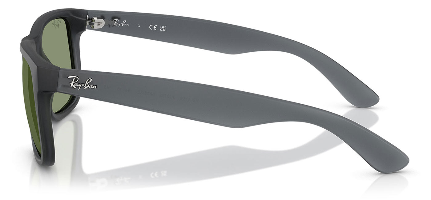 Ray-Ban RB4165 Justin Sunglasses - Opal Grey / Green
