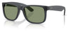 Ray-Ban RB4165 Justin Sunglasses - Opal Grey / Green
