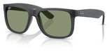 Ray-Ban RB4165 Justin Sunglasses - Opal Grey / Green