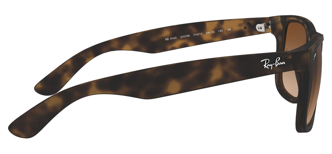 Ray-Ban RB4165 Justin Sunglasses - Rubberised Light Havana / Brown Gradient
