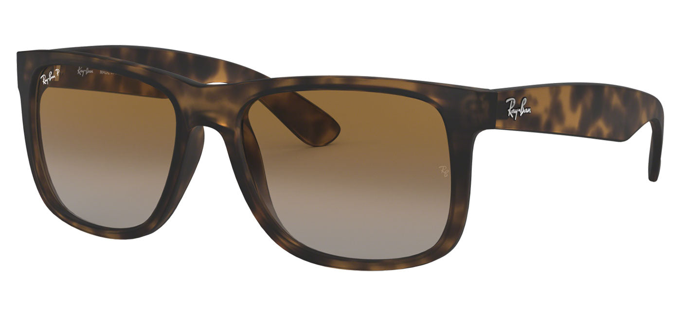 Ray-Ban RB4165 Justin Sunglasses - Tortoise / Brown Gradient Polarised