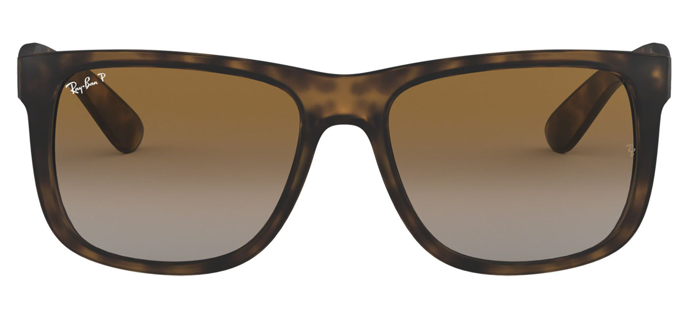 Ray-Ban RB4165 Justin Sunglasses - Tortoise / Brown Gradient Polarised