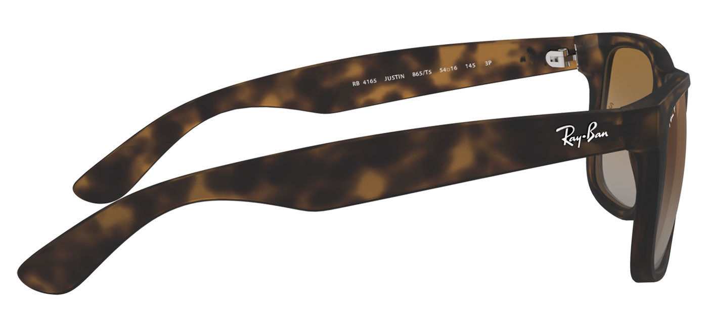 Ray-Ban RB4165 Justin Sunglasses - Tortoise / Brown Gradient Polarised