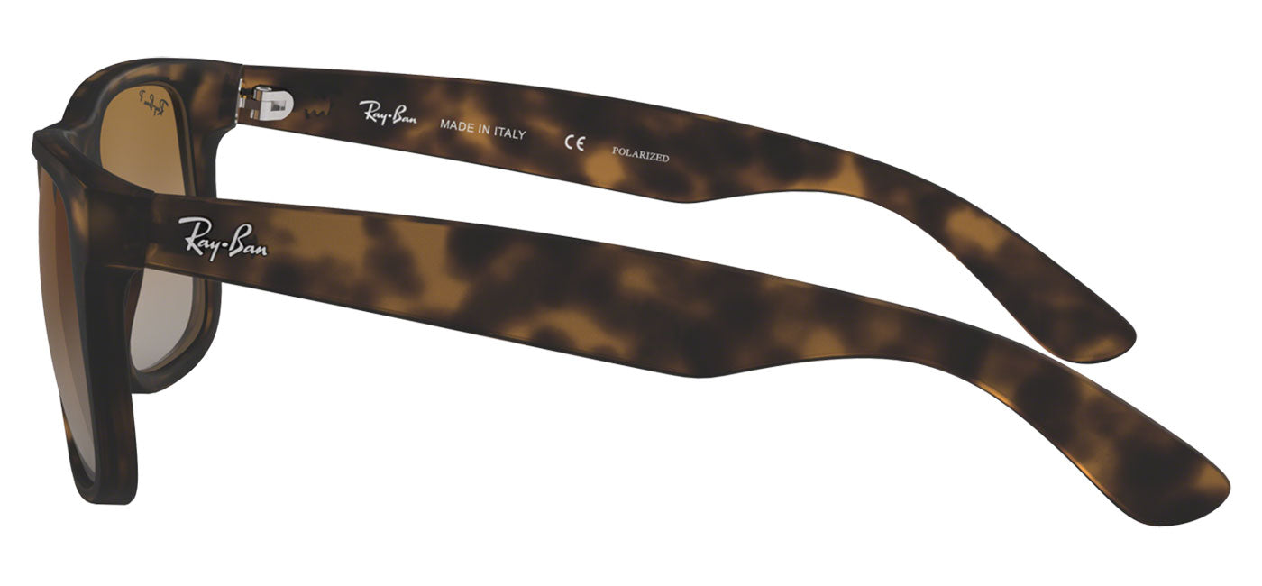 Ray-Ban RB4165 Justin Sunglasses - Tortoise / Brown Gradient Polarised